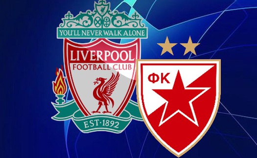 Xem trực tiếp Liverpool vs Crvena Zvezda (02h00, 25/10) ở đâu?