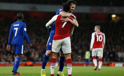 Video clip bàn thắng và highlights trận Arsenal 2-2 Chelsea