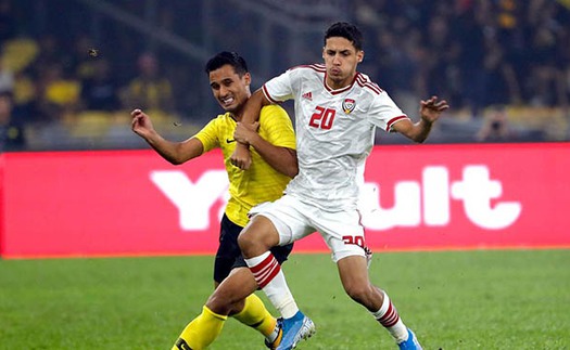 Kèo nhà cái: UAE vs Malaysia, Thái Lan vs Indonesia. VTV6 trực tiếp bóng đá