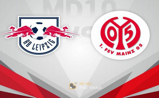 Kèo nhà cái. Soi kèo Mainz vs Leipzig. TTTT HD trực tiếp bóng đá Bundesliga (20h30, 15/8)