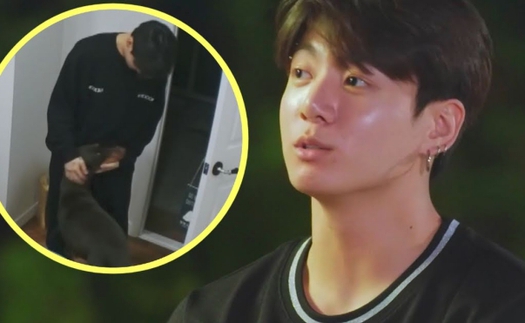 Jungkook của BTS ngọt ngào thế nào với chú cún Bam