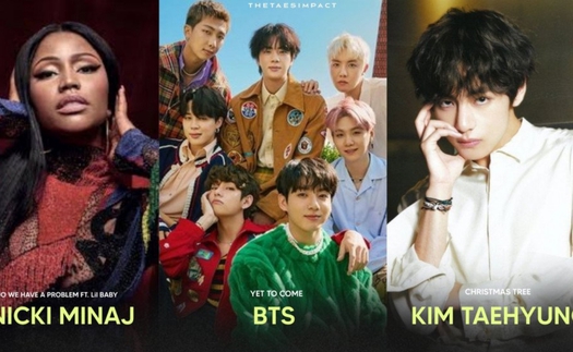 V đạt kỷ lục sale khủng tại Mỹ, chỉ sau Nicki Minaj và BTS