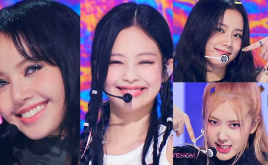 Kết màn đáng yêu của Blackpink cho 'Pink Venom' trên Inkigayo