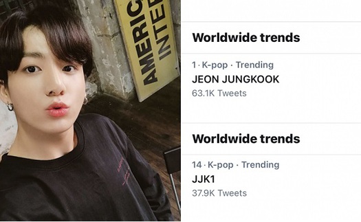 'Nhá hàng' bản thu âm mới, Jungkook BTS đứng top trending toàn cầu