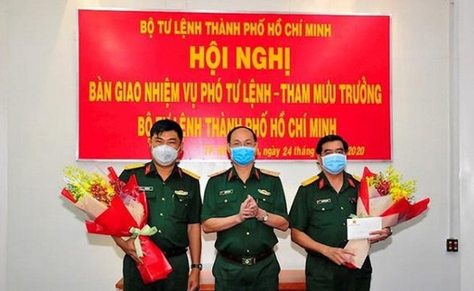 Bổ nhiệm Phó Tư lệnh Quân khu 7, Tham mưu trưởng Bộ Tư lệnh TP HCM