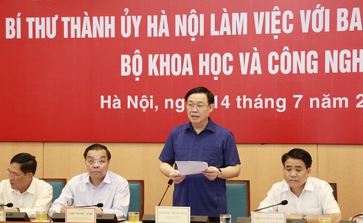 Hà Nội phấn đấu là trung tâm khoa học công nghệ hàng đầu của khu vực Đông Nam Á trong một số lĩnh vực