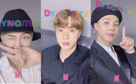 BTS tung hiệu ứng Instagram 'cực ngầu' cho 'Dynamite'