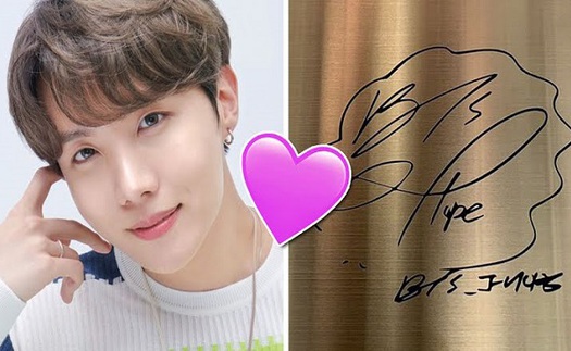 Cảm động trước thư tay J-Hope BTS gửi tới ARMY tại tác phẩm nghệ thuật công cộng