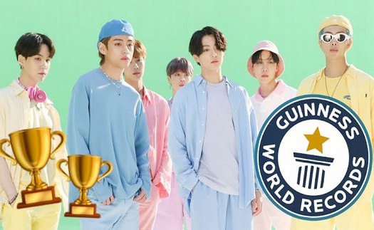 BTS ghi thêm hai kỷ lục Guinness thế giới với 'Dynamite'