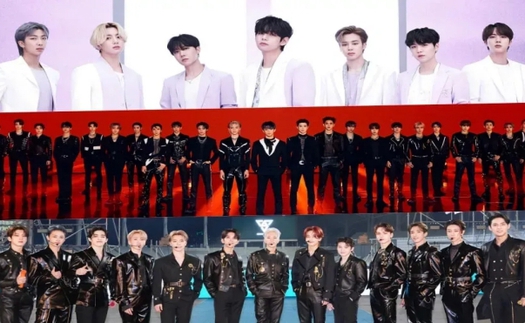 BTS, NCT và Seventeen đứng đầu BXH Nhóm nhạc nam tháng 5