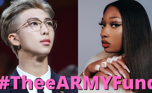 Fan của BTS và Megan Thee Stallion quyên góp hơn 2 tỷ khiến idol bất ngờ