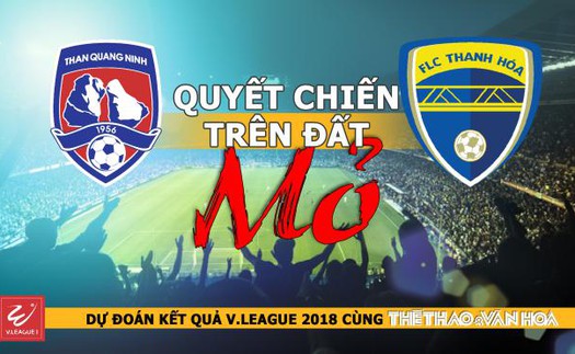 Dự đoán vòng 8 V-League 2018: Quyết chiến trên đất Mỏ