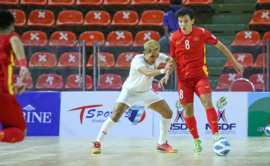 Kết quả bóng đá Futsal Việt Nam 7-1 Timor Leste: Tuyển Việt Nam lên ngôi đầu bảng