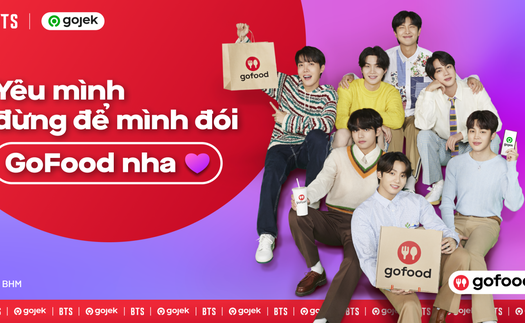 Dân mạng 'phát cuồng' khi BTS nói tiếng Việt, sử dụng app Gojek để đặt xe, gọi đồ ăn