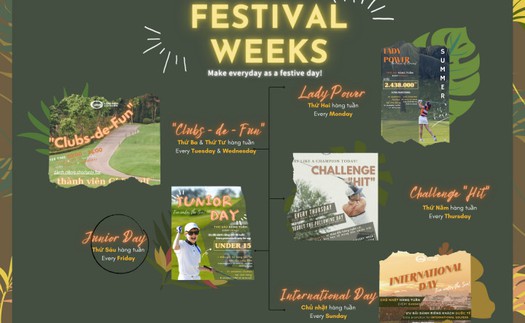 Bùng nổ Hole in one với "Festival Week" tại sân golf Long Biên