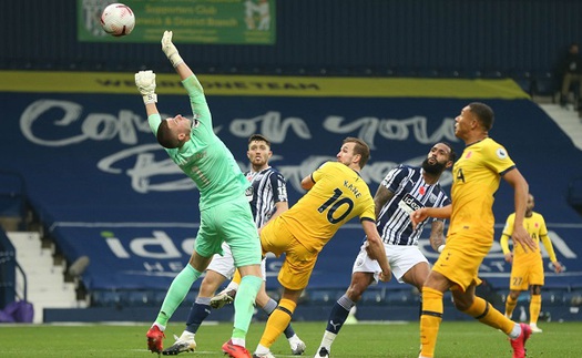 KẾT QUẢ BÓNG ĐÁ West Brom 0-1 Tottenham: Harry Kane toả sáng, Tottenham dẫn đầu BXH