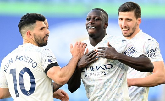 Kết quả bóng đá Leicester 0-2 Man City: Mendy và Jesus mang về 3 điểm cho Man City