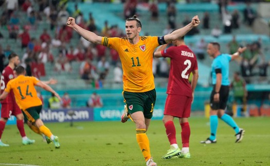 Thổ Nhĩ Kỳ 0-2 Wales: Gareth Bale đá hỏng 11m nhưng thực hiện 2 kiến tạo, giúp xứ Wales giành 3 điểm