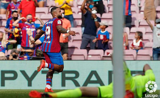 Kết quả Barcelona 2-1 Getafe: Depay tỏa sáng, Barca giành thắng lợi trên sân nhà