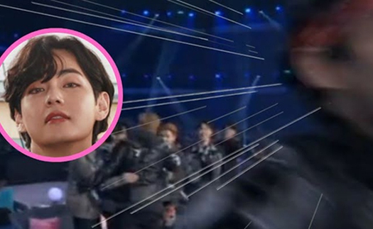 V BTS phấn khích đến mức bỏ quên 'đồng đội' tại AMA 2021