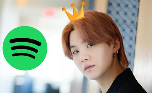 Suga BTS đã trở thành Vua trên nền tảng này