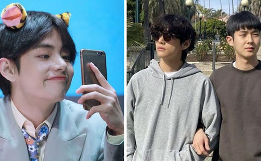 V BTS không kiềm chế được cảm xúc, lại lộ liễu tán tỉnh Choi Woo Shik trên Instagram