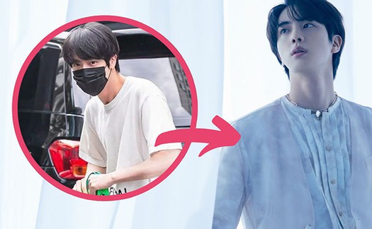 Jin BTS ‘gây bão’ với cách cầm túi khác người