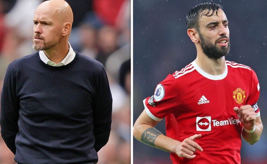 MU: Vắng Bruno Fernandes, Ten Hag xoay sở ra sao?