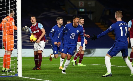 Chelsea 3-0 West Ham: Abraham lập cú đúp, Chelsea áp sát top 4