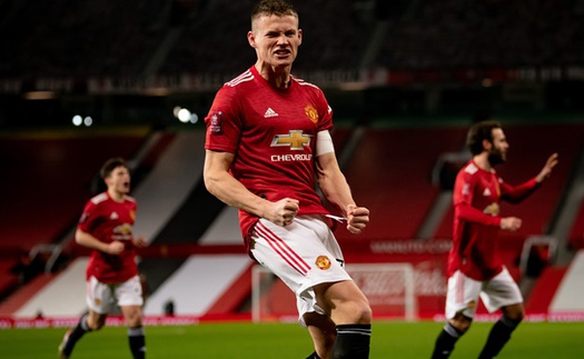 MU vào vòng 4 cúp FA, Solskjaer gọi McTominay là 'quái vật'