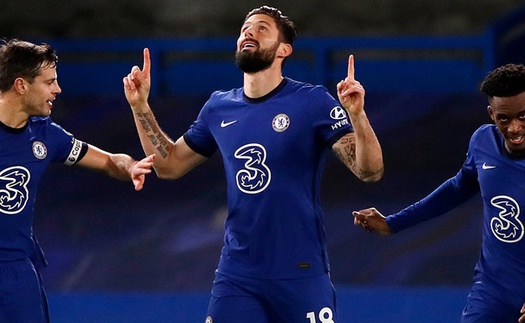 Chelsea 2-0 Newcastle: Giroud, Werner lập công, Chelsea trở lại top 4