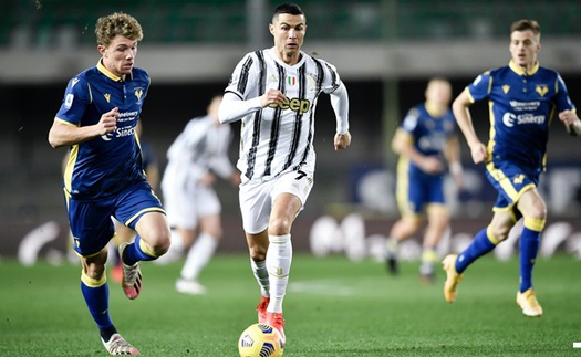 Verona 1-1 Juventus: Ronaldo ghi bàn, Juventus vẫn mất điểm