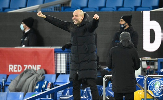 ĐIỂM NHẤN Everton 0-2 Man City: Pep Guardiola quá cao tay. Cú ăn tư vẫy gọi Man xanh