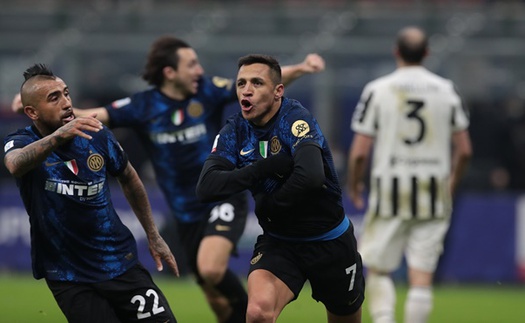 Inter 2-1 Juventus: Alexis Sanchez ghi bàn trong hiệp phụ, Inter đoạt siêu cúp Ý