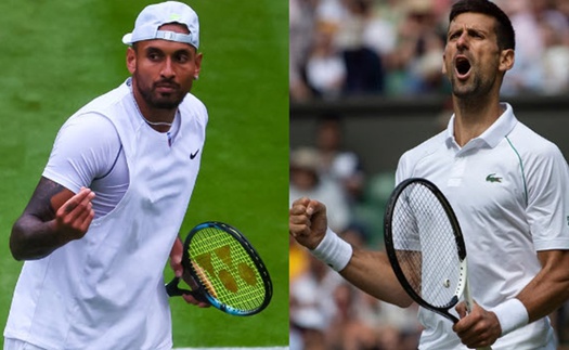 Trực tiếp tennis Novak Djokovic vs Nick Kyrgios: Không có bất ngờ?