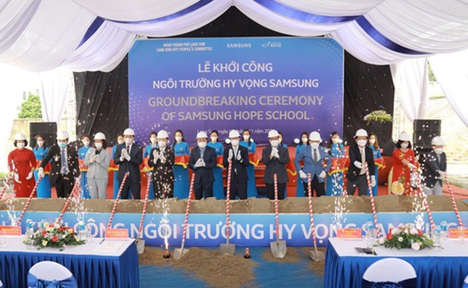 Khởi công xây Ngôi trường Hy vọng thứ 4 cho trẻ em nghèo tại Lạng Sơn