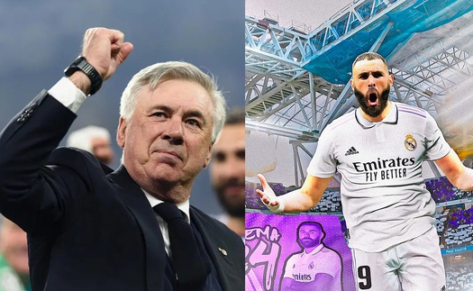 Real Madrid giành Siêu cúp châu Âu, Ancelotti tin Benzema xứng đáng nhận Quả bóng vàng