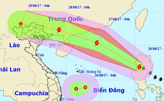 Tin mới nhất về cơn bão số 7