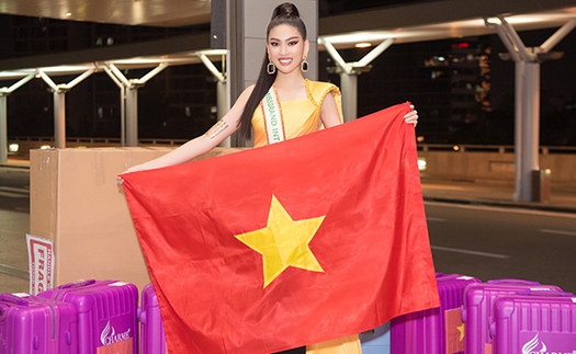 Á hậu Ngọc Thảo mang gần 150kg hành lý dự thi Miss Grand International