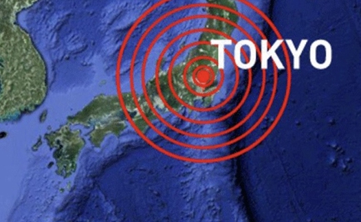 Động đất 6,1 độ làm rung chuyển vùng thủ đô Tokyo