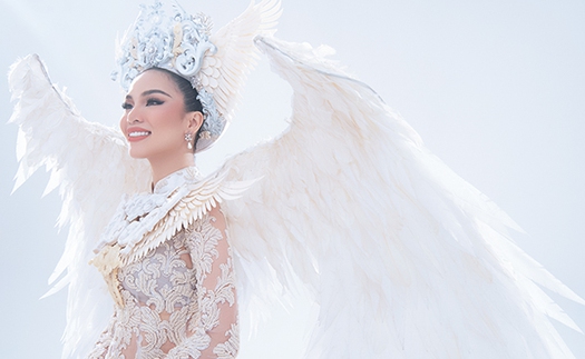 Hoàng Hương Ly mang ‘Cánh chim hòa bình’ thi Miss Tourism International 2021