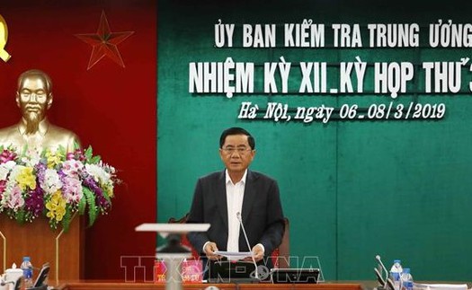 Kỳ họp 34 của Ủy ban Kiểm tra Trung ương: Cách tất cả các chức vụ trong Đảng đối với nguyên lãnh đạo, chỉ huy Tổng Công ty Thái Sơn, Bộ Quốc phòng