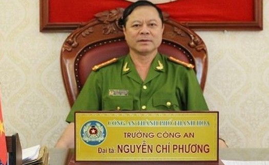 Tước danh hiệu Công an nhân dân đối với Trưởng Công an thành phố Thanh Hóa