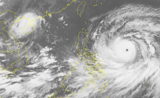 Từ ngày 17-19/9, hoàn lưu siêu bão Mangkhut gây mưa rất to ở Bắc Bộ và Bắc Trung Bộ