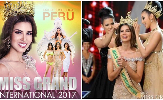 Người đẹp Peru đăng quang Hoa hậu Hòa bình Thế giới 2017