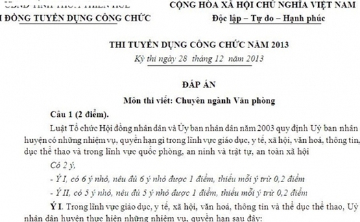 Vụ lộ đề thi công chức tại Cà Mau: Kỷ luật nhiều cán bộ liên quan