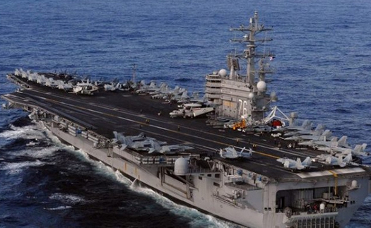 Mỹ đưa tàu sân bay USS Ronald Reagan với hơn 70 máy bay các loại tới Biển Đông tuần tra