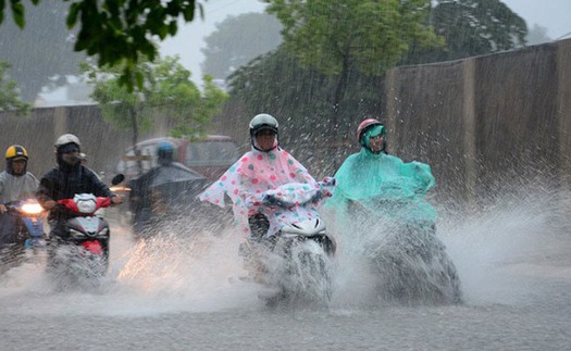 Thời tiết đêm 27 ngày 28/6: Các khu vực trên cả nước tiếp tục có mưa rào và dông