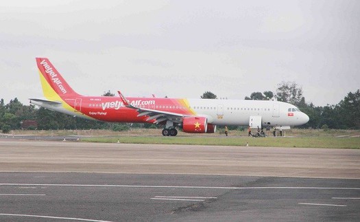 Cục Hàng không lập tổ điều tra máy bay Vietjet gặp sự cố hạ cánh