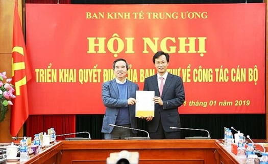 Ông Nguyễn Hữu Nghĩa được bổ nhiệm làm Phó trưởng Ban Kinh tế Trung ương